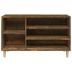 Scarpiera Rovere Fumo 102x36x60 cm in Legno Multistrato