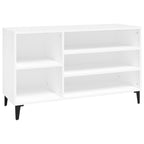 Scarpiera Bianca 102x36x60 cm in Legno Multistrato