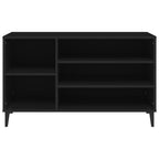Scarpiera Nera 102x36x60 cm in Legno Multistrato