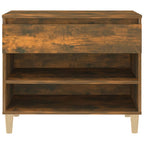 Scarpiera Rovere Fumo 70x36x60 cm in Legno Multistrato