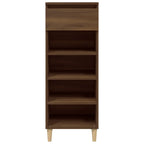 Scarpiera Rovere Marrone 40x36x105 cm in Legno Multistrato