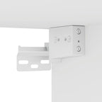 Scarpiera a Muro Bianca 100x35x38 cm in Legno Multistrato