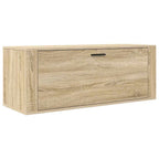 Scarpiera a Muro Rovere Sonoma 100x35x38cm in Legno Multistrato