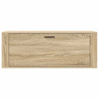 Scarpiera a Muro Rovere Sonoma 100x35x38cm in Legno Multistrato