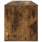 Scarpiera a Muro rovere fumo 100x35x38cm in Legno Multistrato