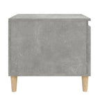 Tavolino Salotto Grigio Cemento 100x50x45 cm Legno Multistrato