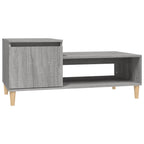 Tavolino da Salotto grigio sonoma 100x50x45cm Legno Multistrato