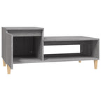 Tavolino da Salotto grigio sonoma 100x50x45cm Legno Multistrato