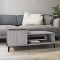Tavolino da Salotto grigio sonoma 100x50x45cm Legno Multistrato