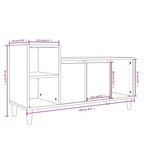 Mobile TV Grigio Sonoma 100x35x55 cm in Legno Multistrato