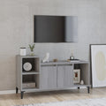 Mobile TV Grigio Sonoma 100x35x55 cm in Legno Multistrato