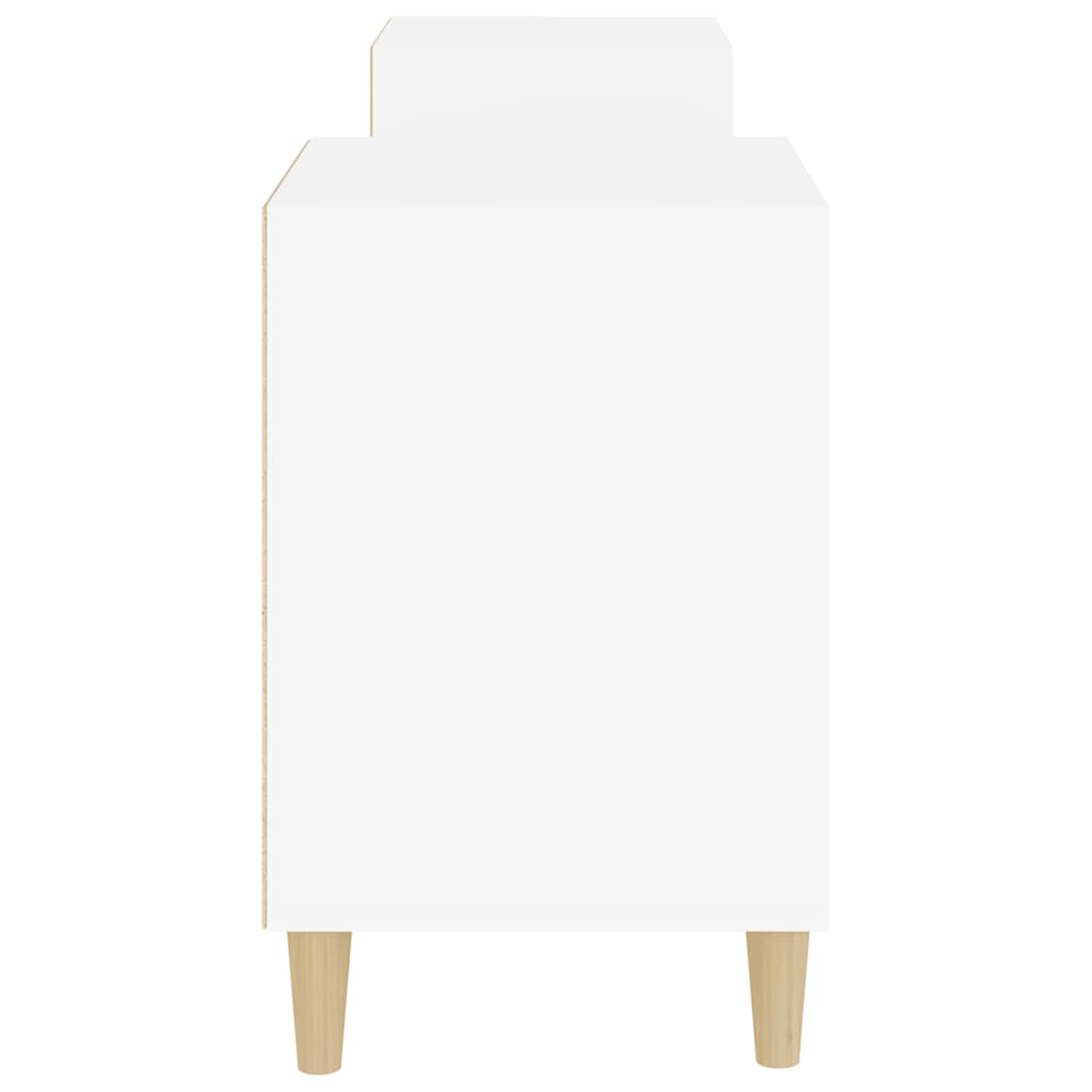 Mobile Porta TV Bianco 160x35x55 cm in Legno Multistrato