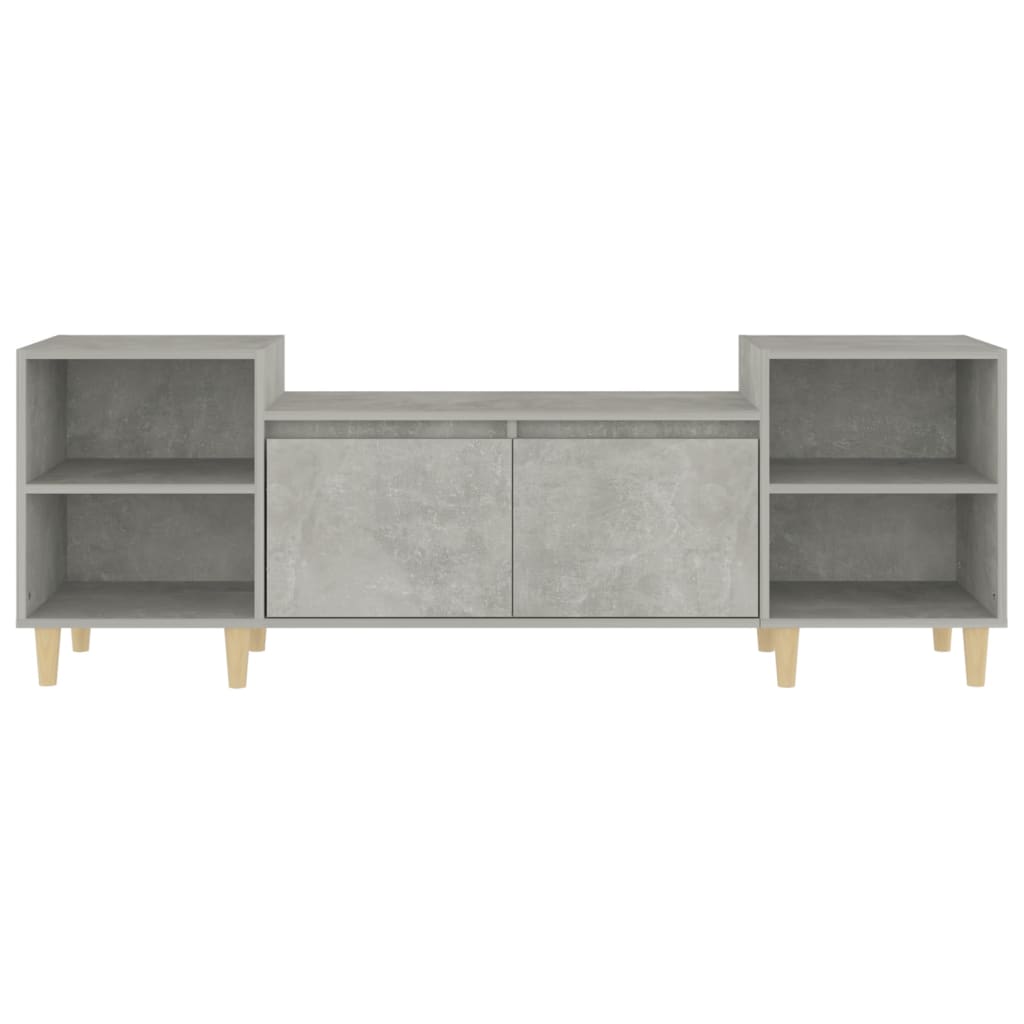 Mobile per TV Grigio Cemento 160x35x55 cm Legno Multistrato