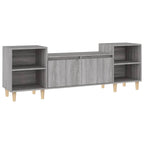 Mobile TV Grigio Sonoma 160x35x55 cm in Legno Multistrato