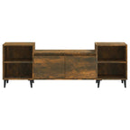 Mobile TV Rovere Fumo 160x35x55 cm in Legno Multistrato