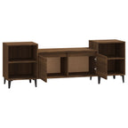 Mobile TV Rovere Marrone 160x35x55 cm in Legno Multistrato