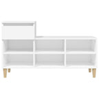Scarpiera Bianca 102x36x60 cm in Legno Multistrato