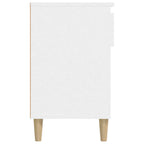 Scarpiera Bianca 102x36x60 cm in Legno Multistrato