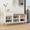 Scarpiera Bianca 102x36x60 cm in Legno Multistrato
