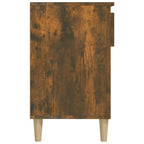 Scarpiera Rovere Fumo 102x36x60 cm in Legno Multistrato