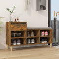 Scarpiera Rovere Fumo 102x36x60 cm in Legno Multistrato