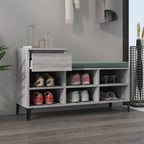 Scarpiera Grigio Sonoma 102x36x60 cm in Legno Multistrato