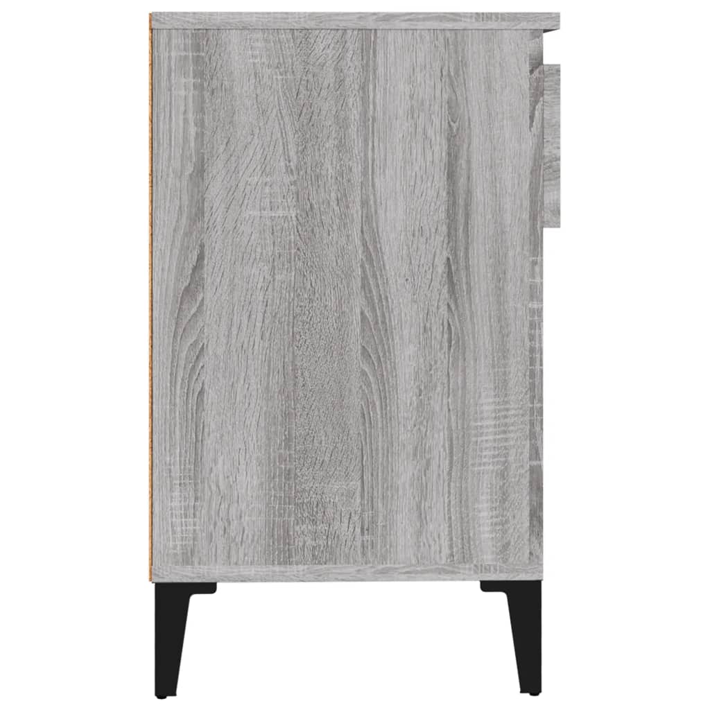 Scarpiera Grigio Sonoma 102x36x60 cm in Legno Multistrato