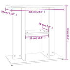 Supporto per Acquario 60x30x60 cm in Legno Multistrato