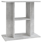 Supporto per acquario in cemento grigio 60x30x60 cm in legno ingegnerizzato