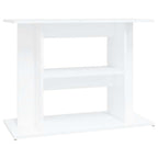 Supporto per Acquario 80x35x60 cm in Legno Multistrato Bianco