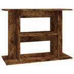 Supporto per acquario in rovere affumicato 80x35x60 cm in legno ingegnerizzato