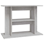 Supporto per acquario Grigio Sonoma 80x35x60 cm in legno ingegnerizzato