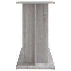 Supporto per acquario Grigio Sonoma 80x35x60 cm in legno ingegnerizzato