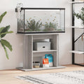 Supporto per acquario Grigio Sonoma 80x35x60 cm in legno ingegnerizzato