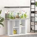 Supporto per Acquario 100x40x60 cm in Legno Multistrato Bianco