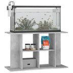 Supporto per acquario in cemento grigio 100x40x60 cm in legno ingegnerizzato