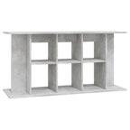 Supporto per acquario in cemento grigio 120x40x60 cm in legno ingegnerizzato