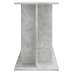 Supporto per acquario in cemento grigio 120x40x60 cm in legno ingegnerizzato