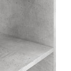 Supporto per acquario in cemento grigio 120x40x60 cm in legno ingegnerizzato