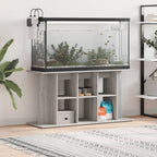 Supporto Acquario 120x40x60 cm Legno Multistrato Grigio Sonoma