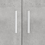 Supporto per acquario in cemento grigio 81x36x73 cm in legno ingegnerizzato