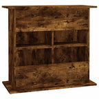 Supporto Acquario 81x36x73 cm in Legno Multistrato Rovere Fumo