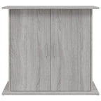 Supporto Acquario 81x36x73cm in Legno Multistrato Grigio Sonoma