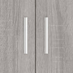 Supporto Acquario 81x36x73cm in Legno Multistrato Grigio Sonoma
