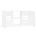 Supporto per Acquario 121x41x58 cm in Legno Multistrato Bianco