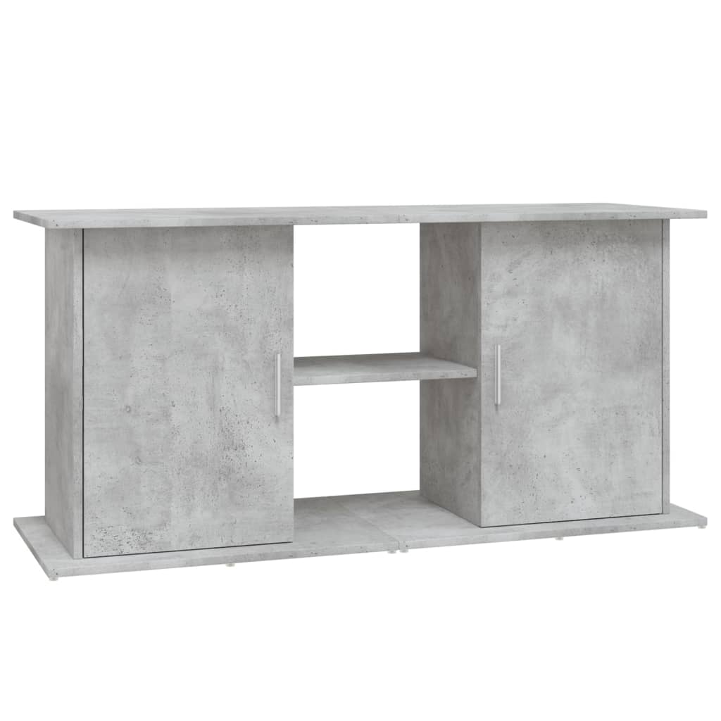 Supporto per acquario in cemento grigio 121x41x58 cm in legno ingegnerizzato