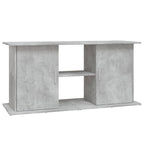 Supporto per acquario in cemento grigio 121x41x58 cm in legno ingegnerizzato