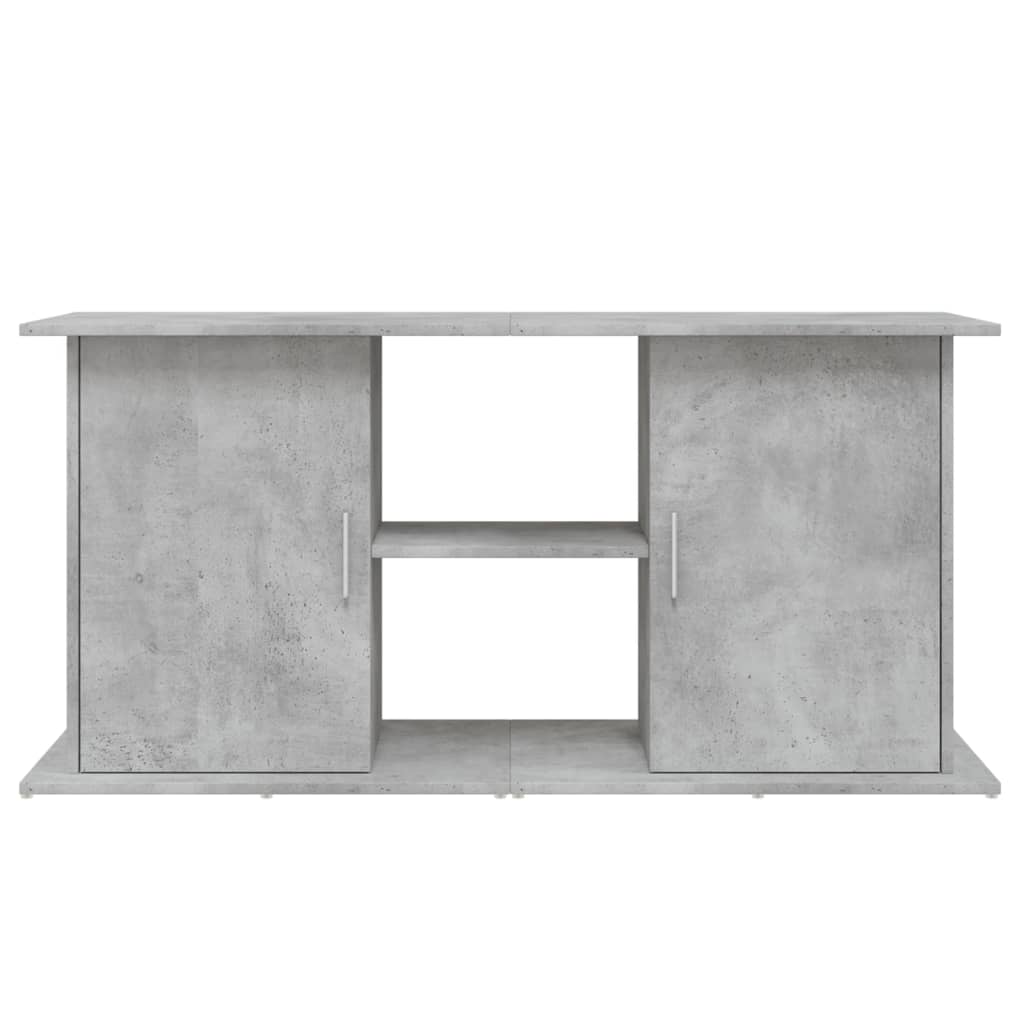 Supporto per acquario in cemento grigio 121x41x58 cm in legno ingegnerizzato