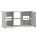 Supporto per acquario in cemento grigio 121x41x58 cm in legno ingegnerizzato