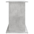 Supporto per acquario in cemento grigio 121x41x58 cm in legno ingegnerizzato